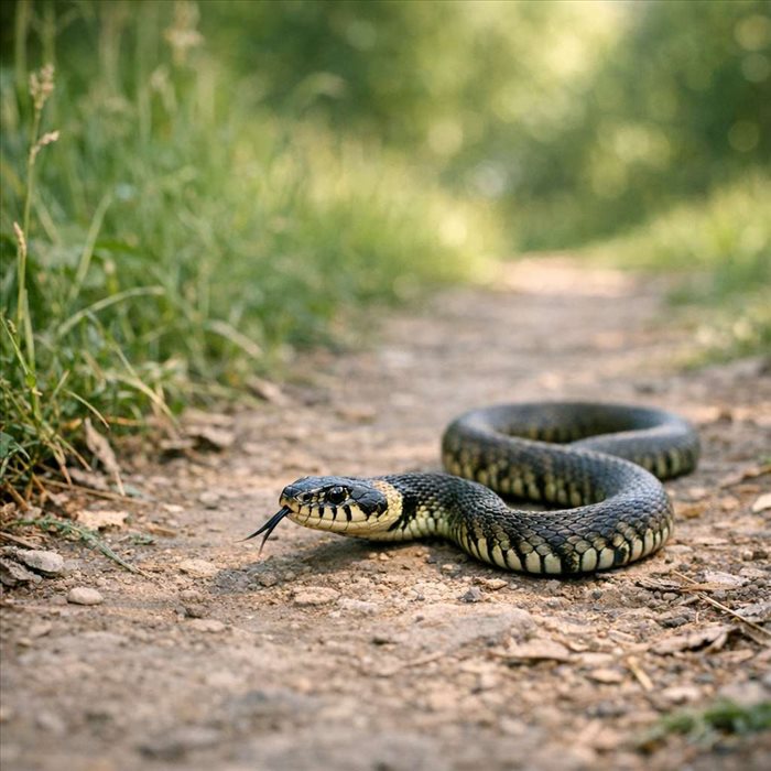 À quelle période observe-t-on le plus de serpents ?