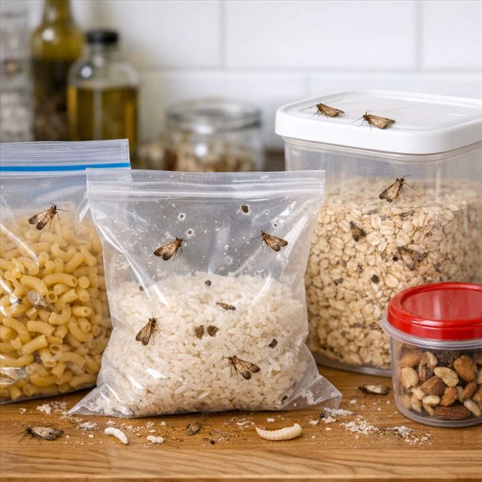 Les mites alimentaires traversent-elles le plastique ?