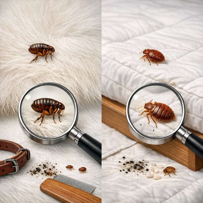 Comment distinguer puces et punaises de lit ? Guide complet