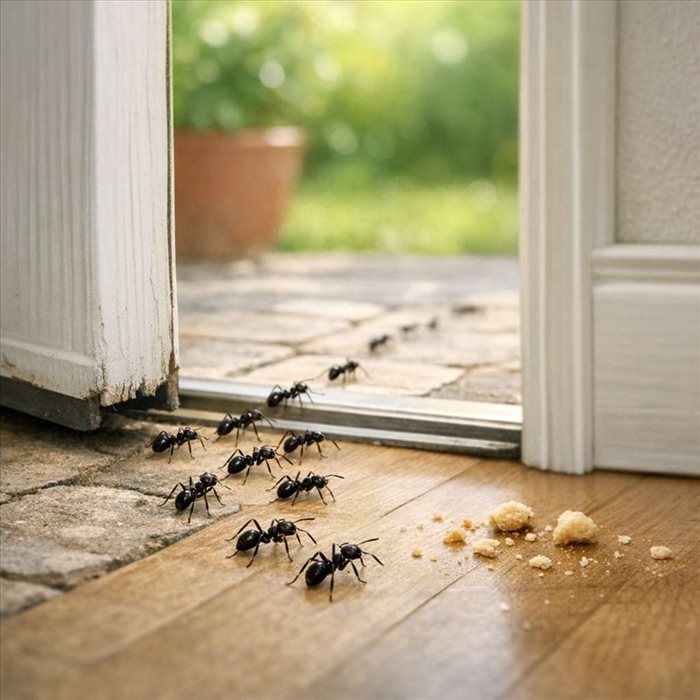 Pourquoi les fourmis entrent dans la maison en été ?