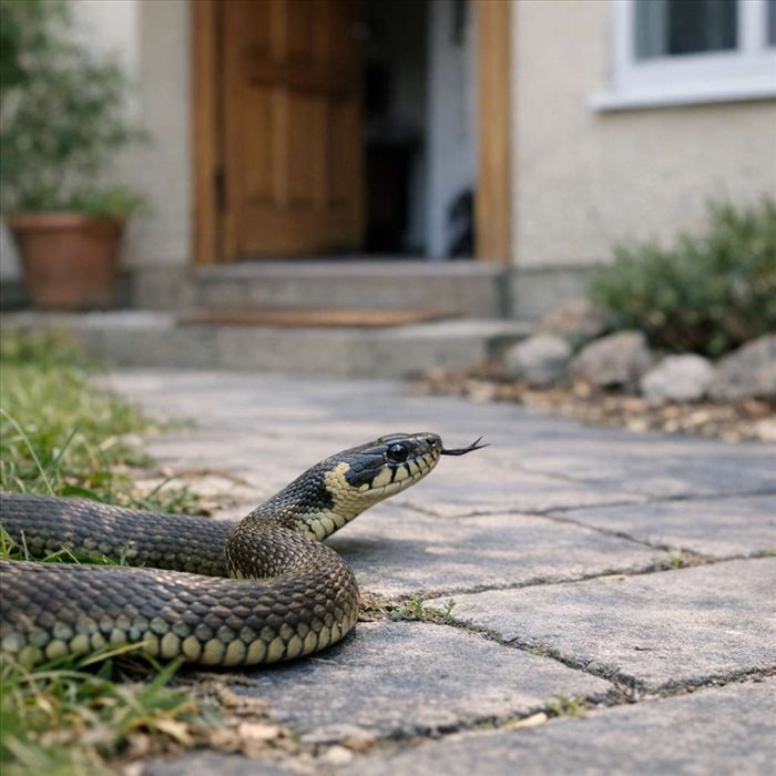 Pourquoi un serpent s’approche d’une maison ? | Causes et solutions