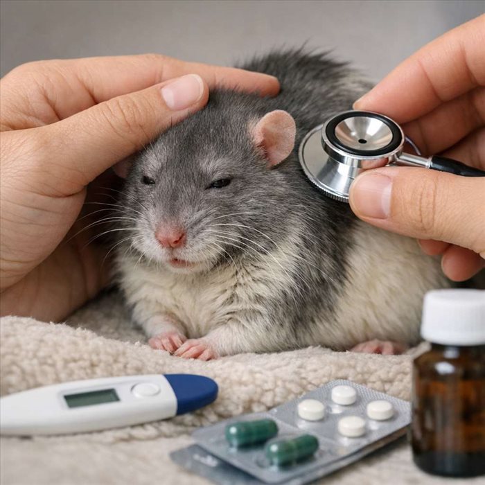 Comment savoir si un rat domestique est malade ? | Signes clés