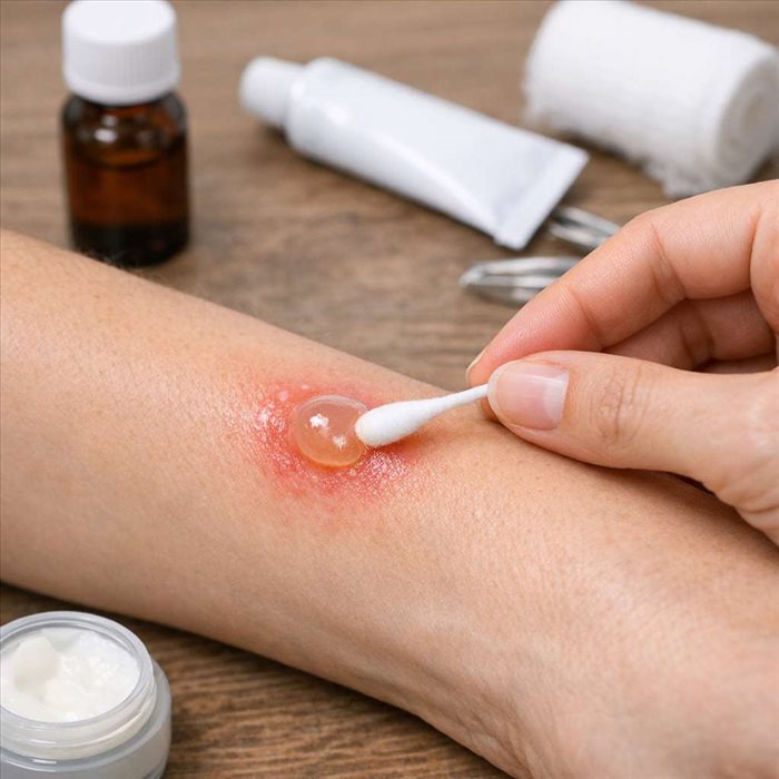 Piqûre d’insecte avec cloque d’eau : que faire ?