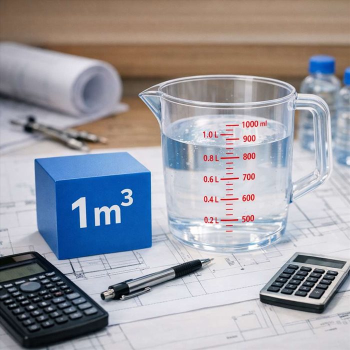 Convertir rapidement des m3 en litres : méthode simple et rapide