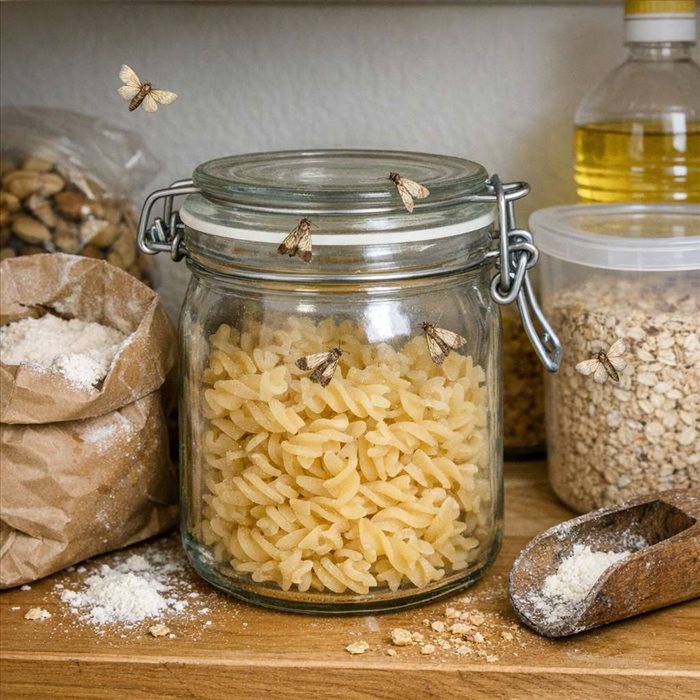 D’où viennent les mites alimentaires dans une cuisine ? Causes et solutions