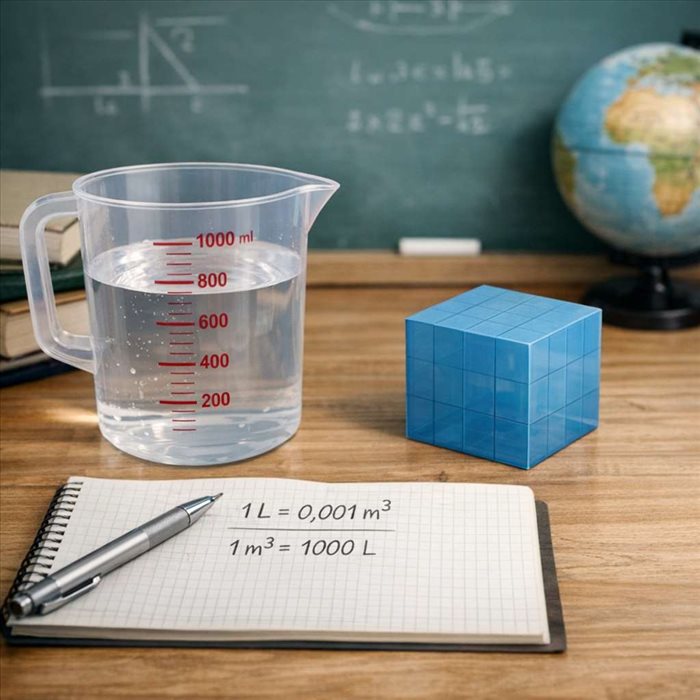 Comment convertir un litre en m3 : la méthode simple et rapide