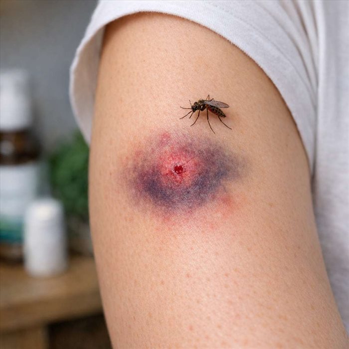 Piqûre d’insecte avec hématome : quand faut-il consulter ?