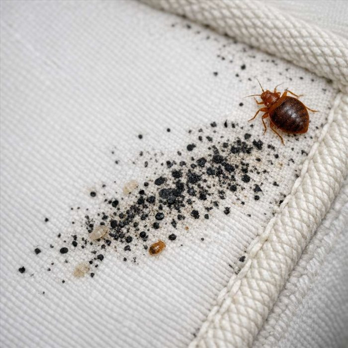 Pourquoi les punaises de lit laissent-elles des taches noires ?