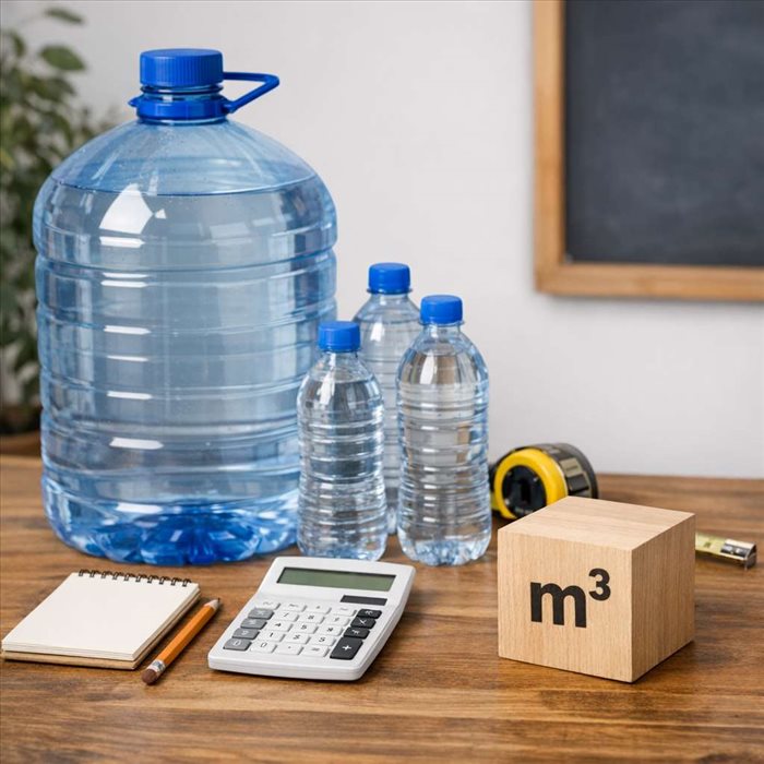 Convertir 1000 litres en m3 : méthode simple et rapide