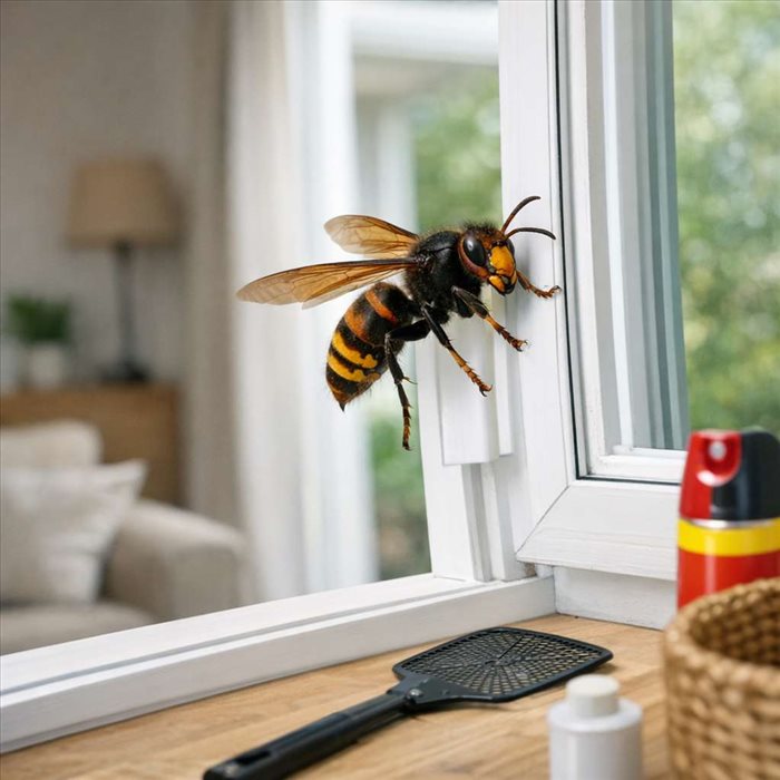Que faire si un frelon asiatique entre dans la maison ? Guide pratique