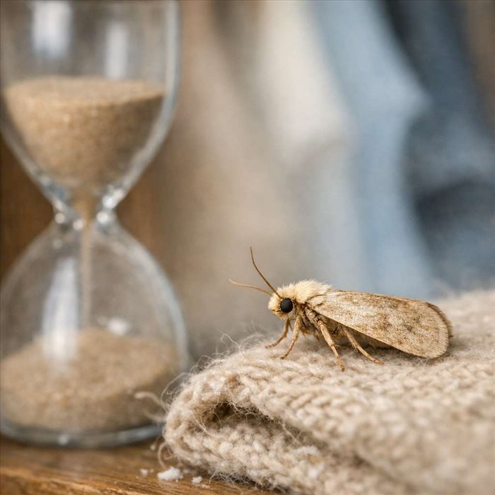 Durée de vie d’une mite : tout comprendre en 3 minutes