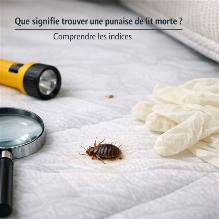 Punaise de lit morte : que signifie cette découverte ?