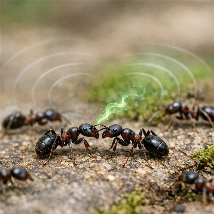Comment les fourmis communiquent avec les phéromones ?