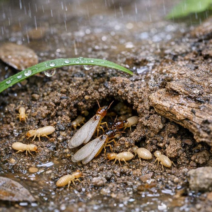 Pourquoi les termites sortent-ils après la pluie ? | Guide complet