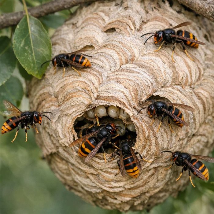 Comment se forme une colonie de frelons asiatiques ?