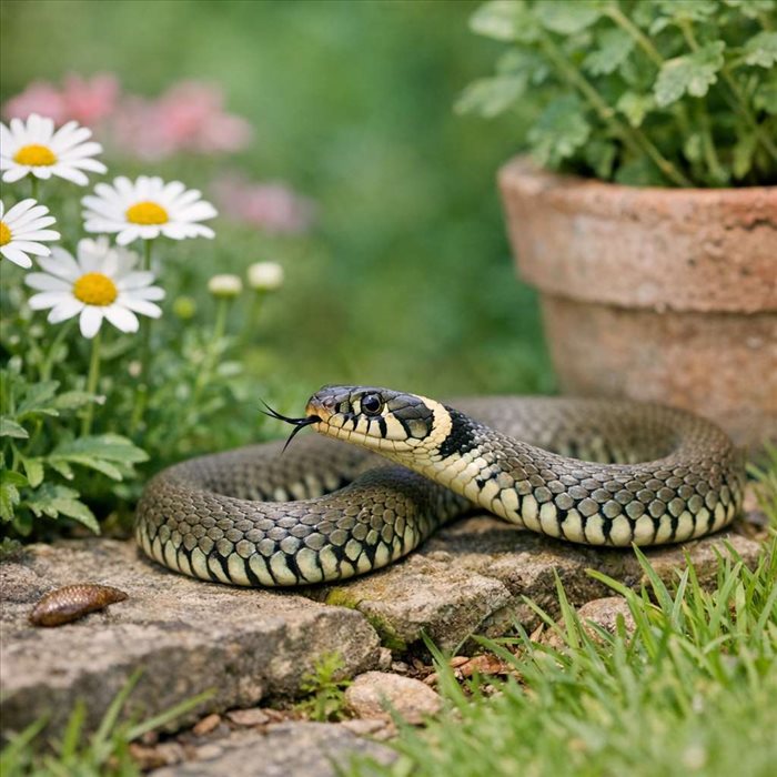 Quels serpents observer dans les jardins français ?