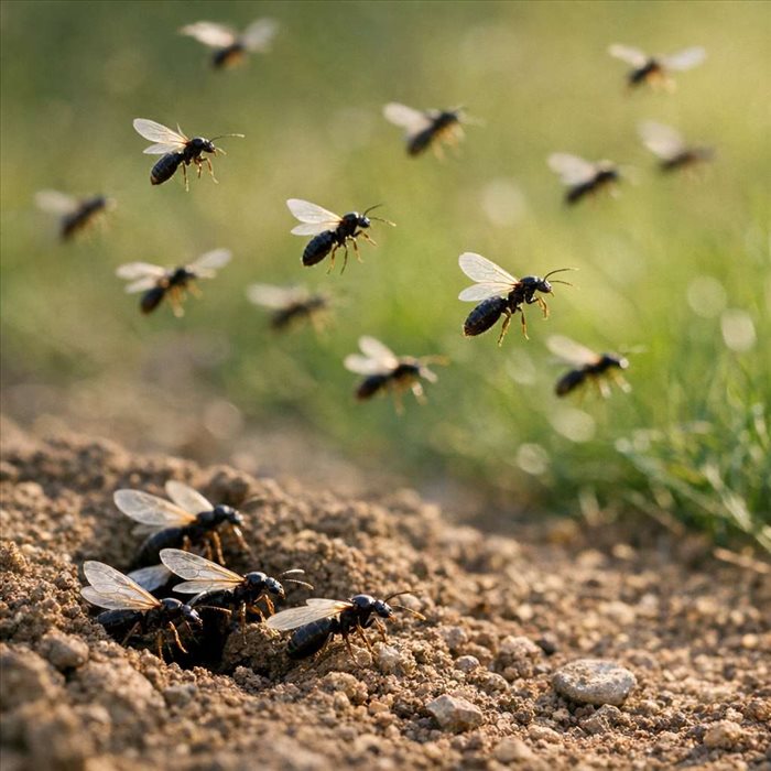 Essaimage des fourmis volantes : comprendre ce phénomène fascinant