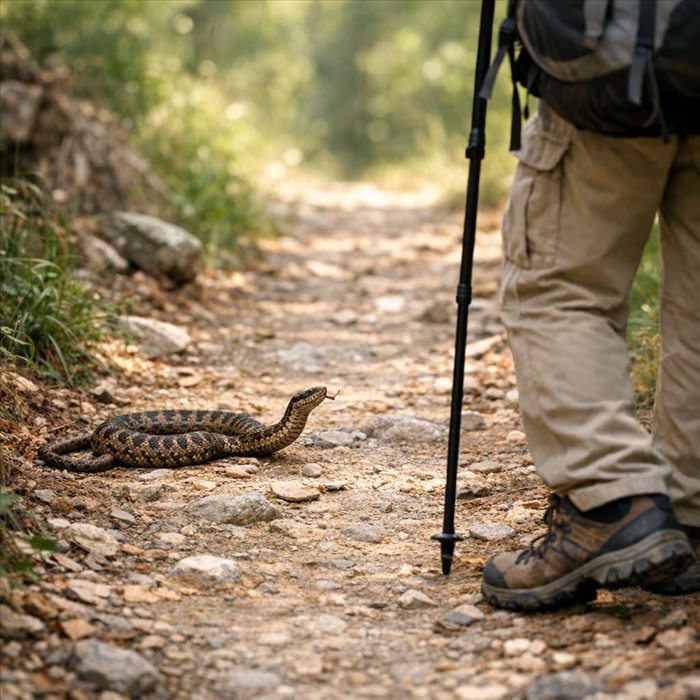 Rencontre avec un serpent en randonnée : que faire ?