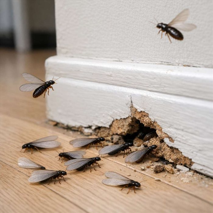 Pourquoi les termites ailés apparaissent-ils dans la maison ? | Guide SEO