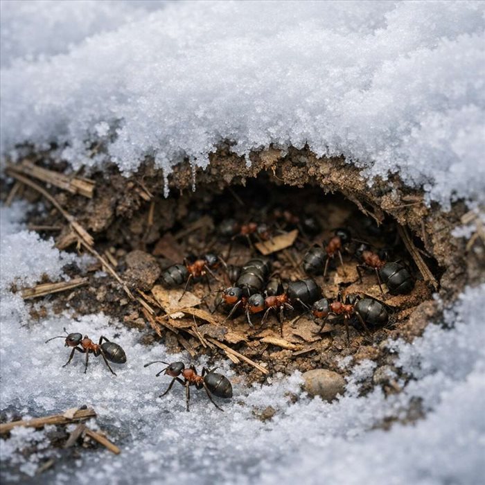 Comment les fourmis survivent-elles en hiver ? Stratégies et secrets