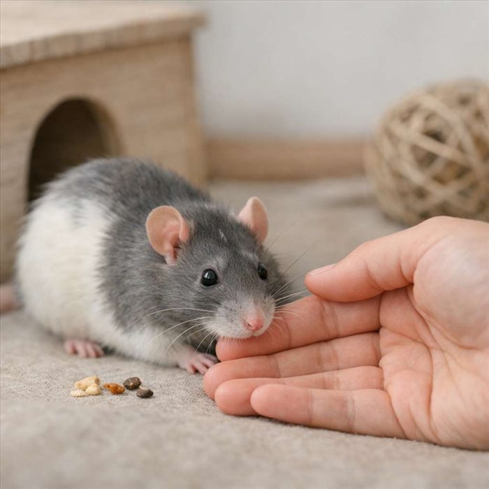 Comment apprivoiser un rat domestique peureux ? Conseils simples