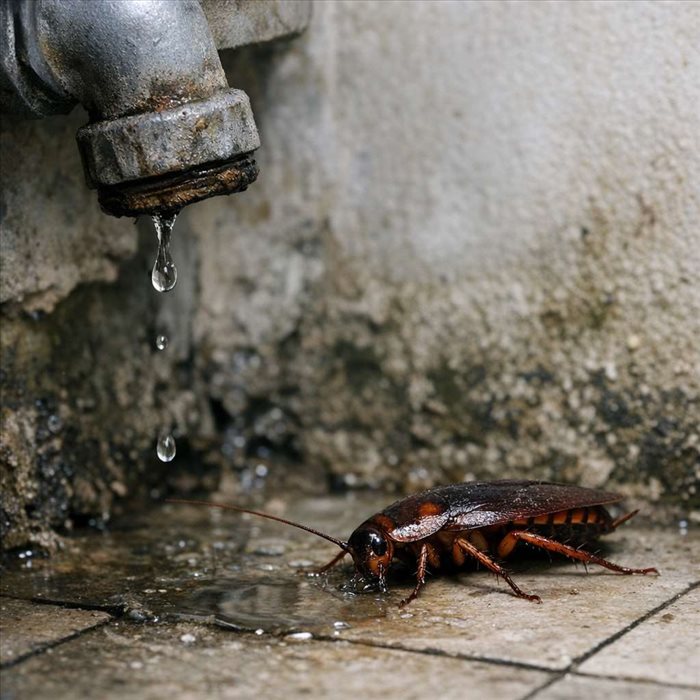 Pourquoi les cafards aiment-ils les endroits humides ?